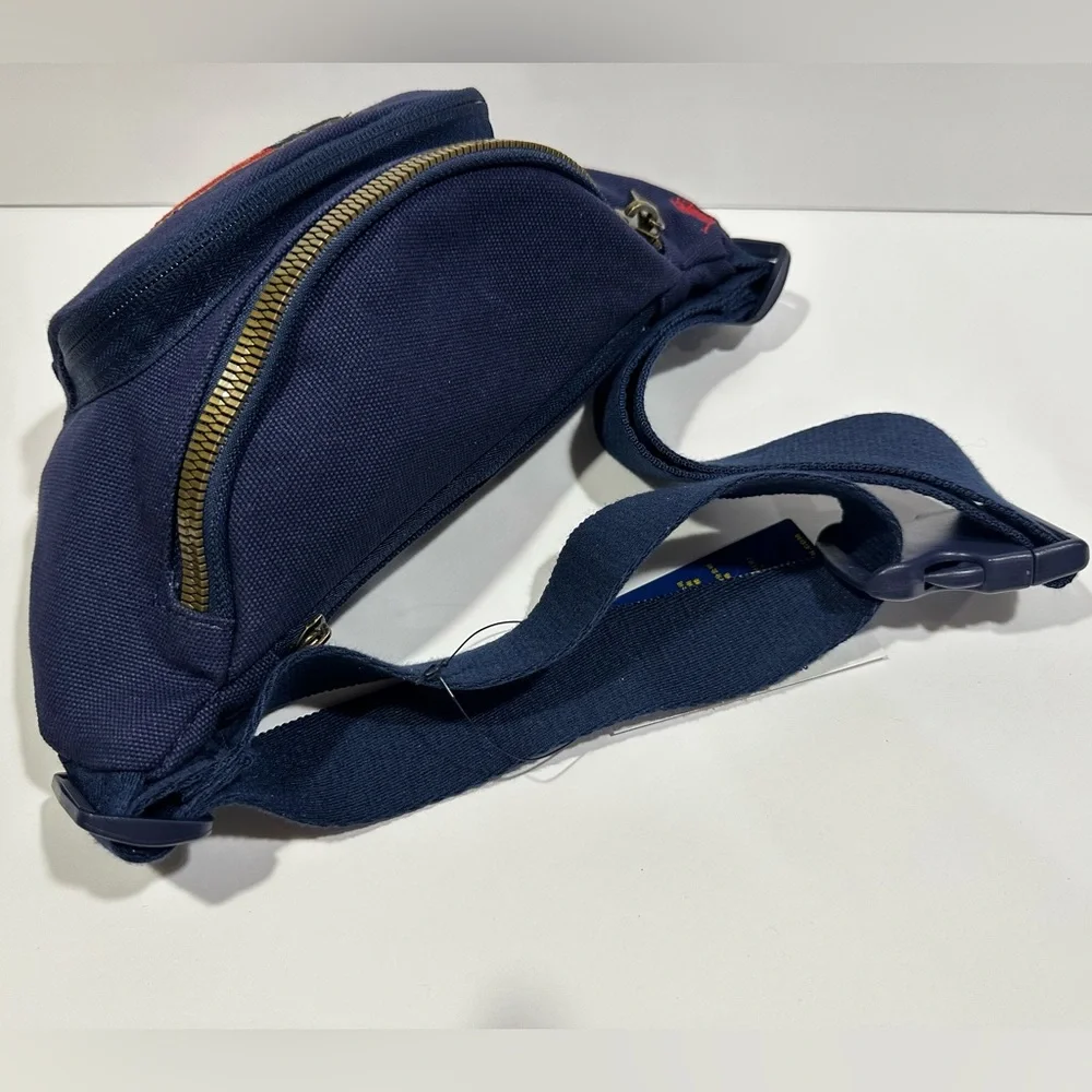 Polo by Ralph Lauren Blue Belt Bag with Flag Details - Picture 12 of 16